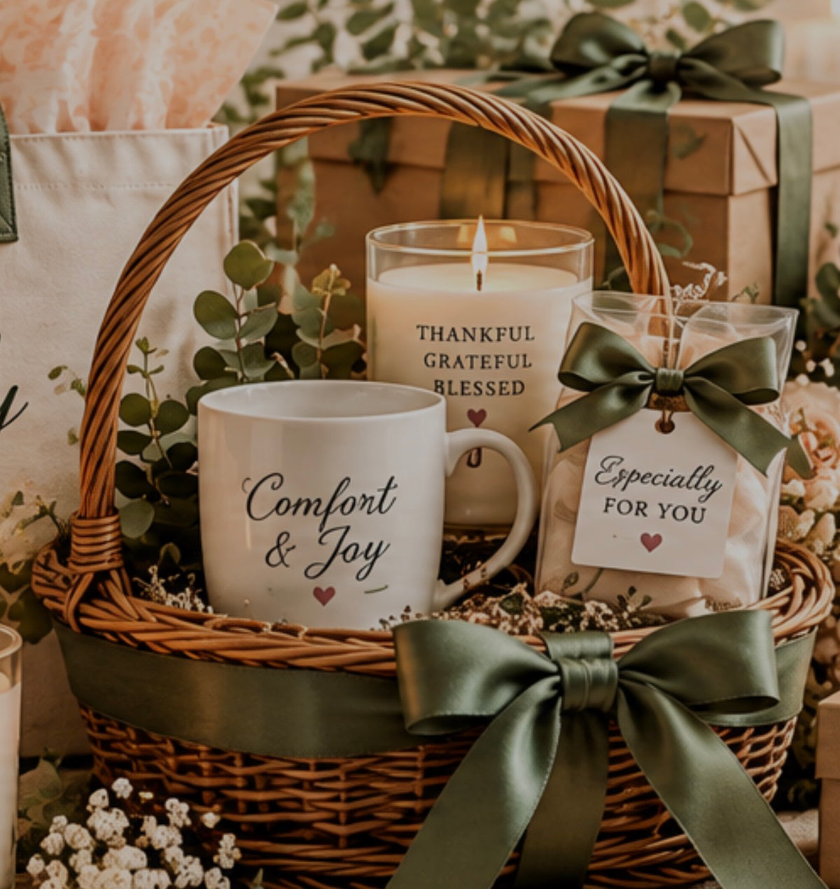 Cozy Evening Gift Basket